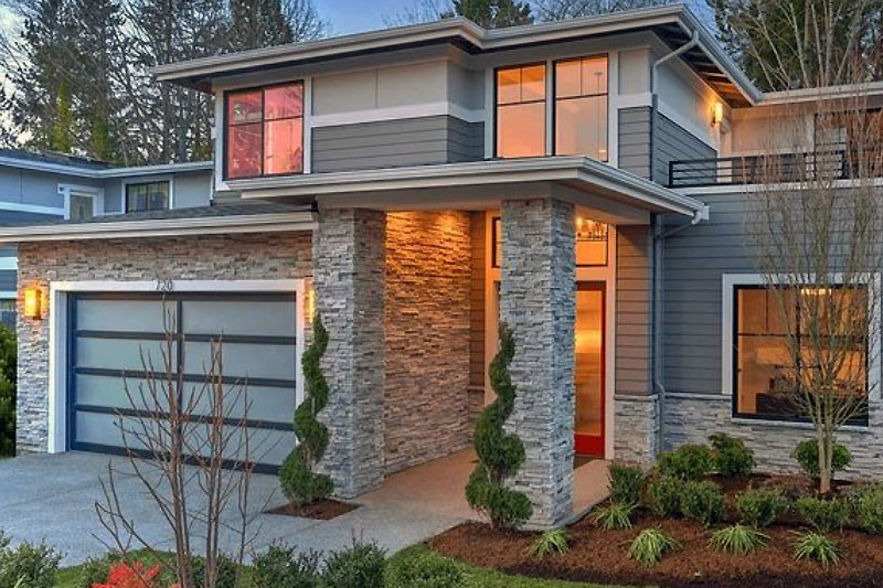 Dyer’s Garage Door Black Anodized with White Laminate Dyer's Garage Door Black Anodized with White Laminate